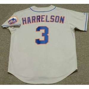 BUD HARRELSON New York Mets 1969 Majestic Cooperstown Throwback Away 
