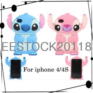   Ear Flip Hard Back Case Cover Skin For Apple iPhone 4 4G 4S  