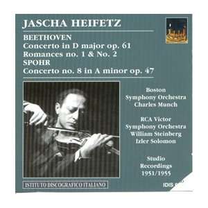  Jascha Heifetz Plays Beethoven and Spohr CD Musical 