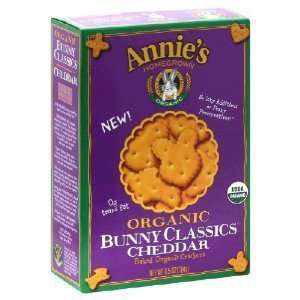  Annies Homegrown Organic Bunny Classics Crackers Cheddar 