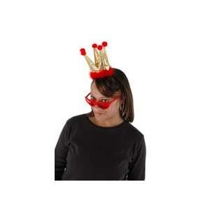  Party Queen Mini Crowns Select Style Red and Gold 