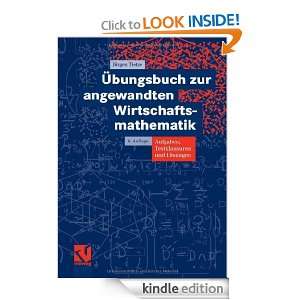 Übungsbuch zur angewandten Wirtschaftsmathematik (German Edition 