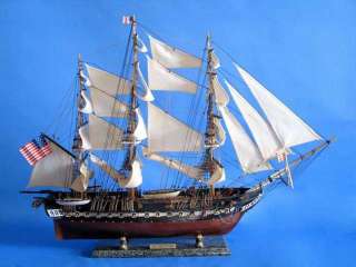 Uss Constitution 38 Assembled Tall Ship Model Ship  