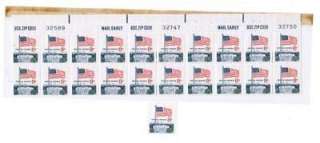 USPS United States Flag 8 Cent Stamps  
