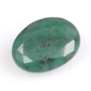   Wonderful Zambian Untreated Green Emerald Oval Shape Loose Gemstone