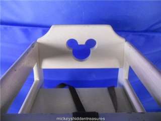   MOUSE SILHOUETTE RESTAURANT HIGH CHAIR ACTUAL DISNEY USED CHAIR  