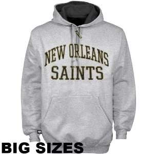  New Orleans Saints Ash Benched Big Sizes Hoody Sweatshirt 