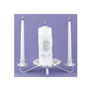  This Day I Marry Lace Unity Candle Set 