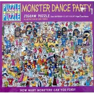  Monster Dance Party Jigsaw Puzzle within a Puzzle Toys 