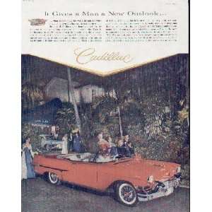   1957 Cadillac Convertible at the SURF CLUB Ad, A4101.: Everything Else
