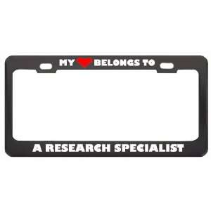 My Heart Belongs To A Research Specialist Career Profession Metal 