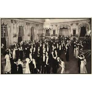  1934 Print Ritz Hotel Knickerbocker Ballroom Dance NYC 