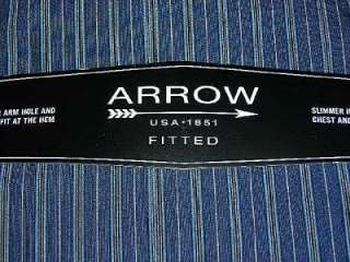 Arrow Fitted, Wrinkle free Mens Dress Shirt~$36~NWT  