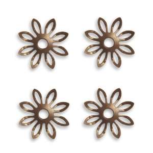   Trillium Petals Flower Stampings 15mm (4) Arts, Crafts & Sewing