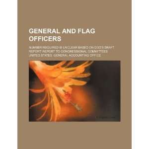  General and flag officers number required is unclear 