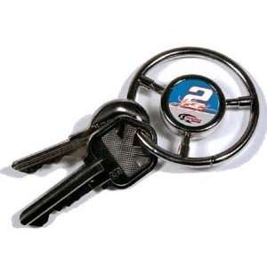  NASCAR Steering Wheel Key Chain   Kurt Busch: Sports 