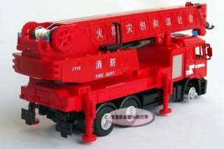 New Man Crane 6 Wheels Alloy Diecast Model Car With Box Red B478 
