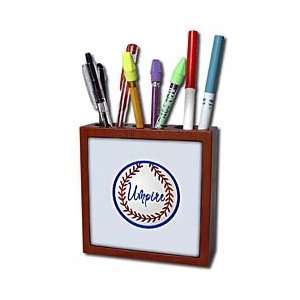 TNMGraphics Parties   Umpire   Tile Pen Holders 5 inch tile pen holder