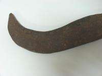 ANTIQUE PRIMITIVE HAND MADE HAND WROUGHT SICKLE  