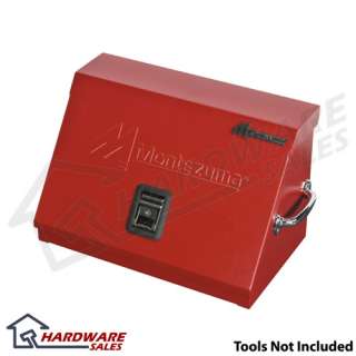 Montezuma SM200R 22.5 Inch by 13 Inch Steel Portable Toolbox, Red 