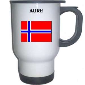  Norway   AURE White Stainless Steel Mug 