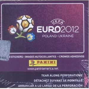 2012 Panini UEFA Euro2012 Poland Ukraine Soccer Sticker Box  