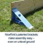NiceRink 19x31 Backyard Hockey Ice Rink Kit Model# NR1SK1931 