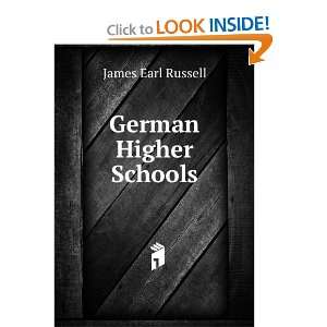  German Higher Schools James Earl Russell Books