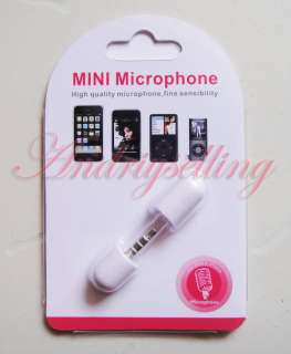 Pill shape Mini Microphone Mic voice Recorder for ipod iphone 3G 4G 