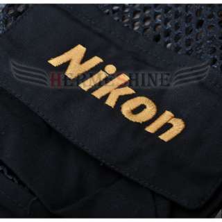 New Official Original Nikon Photo Vest D300 D90 Size L  