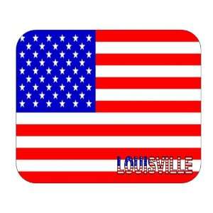  US Flag   Louisville, Kentucky (KY) Mouse Pad Everything 