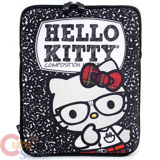 Sanrio Hello Kitty Nerd Neoprene Apple Ipad Case Bag Fit I Pad 3 I Pad 