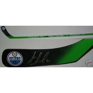 Jared Stoll Edmonton Oilers Signed Stick W/coa  Sports 