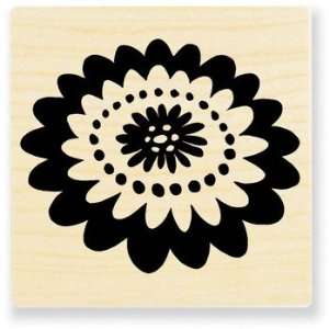  Retro Bloom   Rubber Stamps Arts, Crafts & Sewing