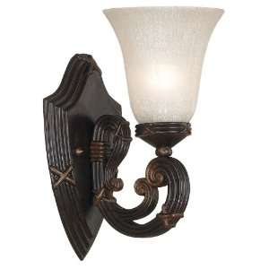  Kenroy Home 91091CM Ribbon and Reed 1 Light Sconce 