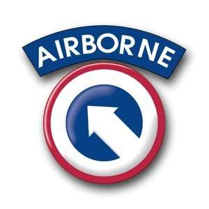  United States Army Airborne COSCOM Decal Sticker 3.8 6 