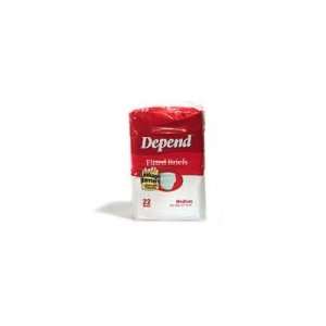  Depend Fitted Briefs, Medium   22 ea Health & Personal 
