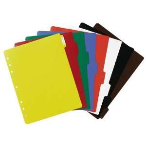 Avery Dennison   PLASTIC DIVIDERS WITH TAB LABELS, BRIGHTLY COLORED 