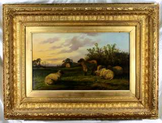 Thomas Sidney Cooper (1803 1902) Beautiful Oil   Sheep  