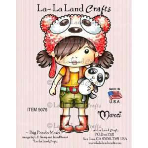   Land Crafts Cling Rubber Stamp, Big Panda Marci Arts, Crafts & Sewing