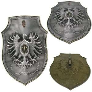  Ornate German Eagle Nobles Medieval Knight Shield Steel 