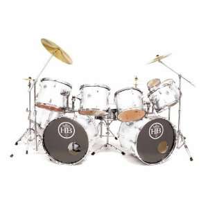  HB Drums11 Pc Double Bass Drum Shell Pack Choice of Colors 