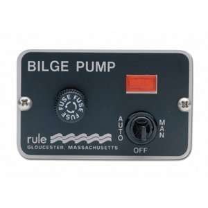  RULE DELUXE 3 WAY PANEL LIGHTED SWITCH F/ AUTO FLOAT 