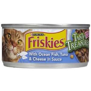  Friskies Tasty Treasures   Ocean Fish, Tuna & Cheese   24 