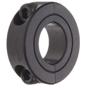 Ruland SP 53 F Two Piece Clamping Shaft Collar, Black Oxide Steel, 3 