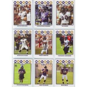  2008 Topps Football Baltimore Ravens Team Set: Sports 