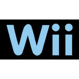  Wii TV GAME Vinyl Sticker/Decal (Blue Sticker) Everything 