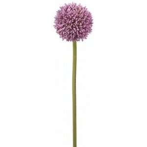  Artificial Allium Lucy Ball Purple Flower Stem Wedding 