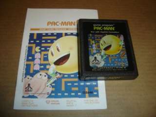 Pac  Man w/ manual   CX2646   Atari 2600   1981  