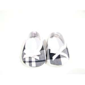    American Girl Doll Clothes Plaid Ballet Flats: Toys & Games